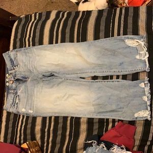 distressed jeans